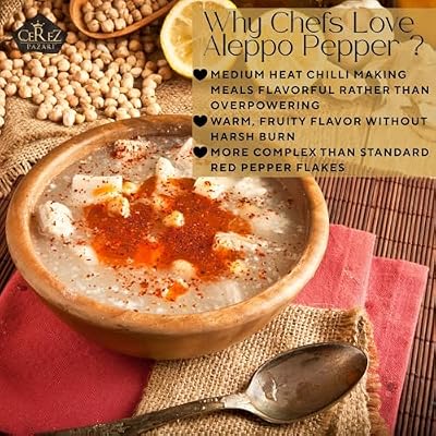 Cerez Pazari Aleppo Pepper Moderate Heat 150 gr | Crushed Turkish Red Chili Pepper-Aleppo Chili Flakes,Maras Chili Pepper | Halaby Pepper | Syrian Pepper | Middle Eastern Red Pepper