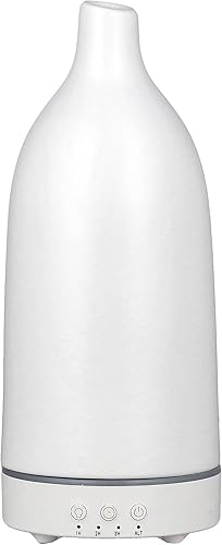 Miniatura 4 de NOW Foods Aceites esenciales, difusor ultrasónico de aceite de piedra de cerámica, extremadamente silencioso, fácil de limpiar
