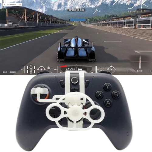 for GameSir Nova lite ゲームコントローラー用ミニステアリングホイール 3Dプリント製 コントローラー用 補助交換用 アクセサリー ゲームパッド レーシング ステアリングホイール ゲーム体験を向上 取り付け簡単 耐久性 for Game