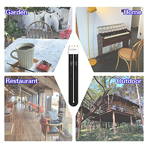 Dameiol 24W B24B Replacement Black Bulb Light Compatible For Stinger Bk300,Bk310,Bk500,Bk510. 10.25Inch Length Uva Bl Lamp #TOP3