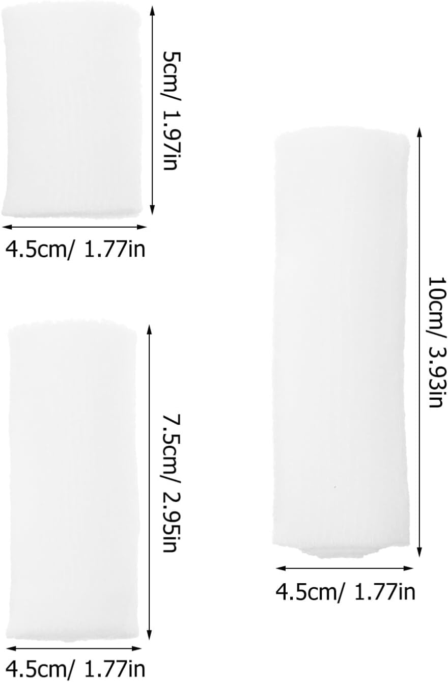 iplusmile 3rolls Elastic Bandage Tape Breathable Polyester Wrap for Skin Protection Athletic Use Hand-tearable Flexible Compression for Wounds
