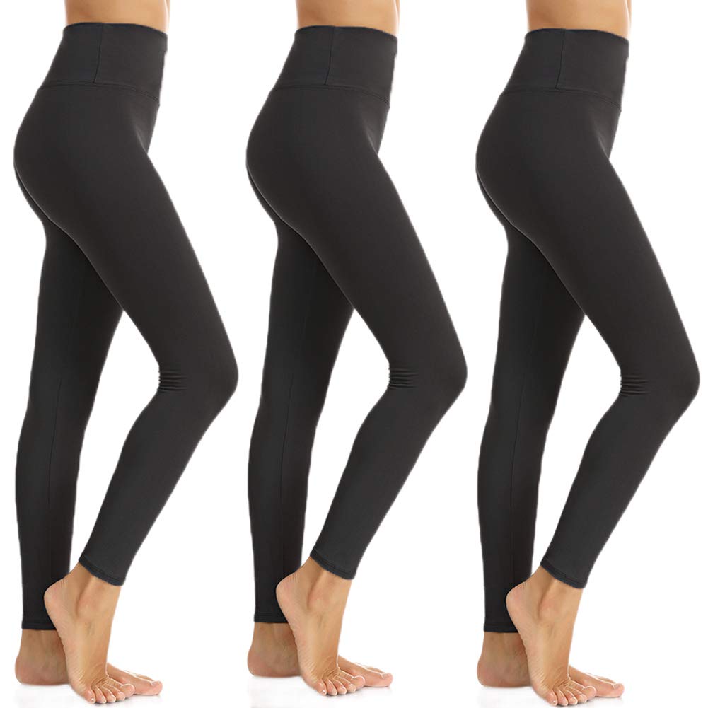 High Waisted Leggings for Women - Athletic Soft Tummy Control Yoga Pants for Workout Running Cycling