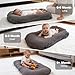 Baby Lounger - Snuggle Cozy Me Infant Lounger for Newborns | Breathable & Soft, Portable Awake-Time Pad, Essential Baby Gift (Lounger Cover Included)