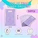 Saypacck 20 Pcs Kpop Theme Goodie Bags Purple Lightning Crack Print Favors Gift Bags with Handles for Anime Korean Kpop Birthday Party Decoration
