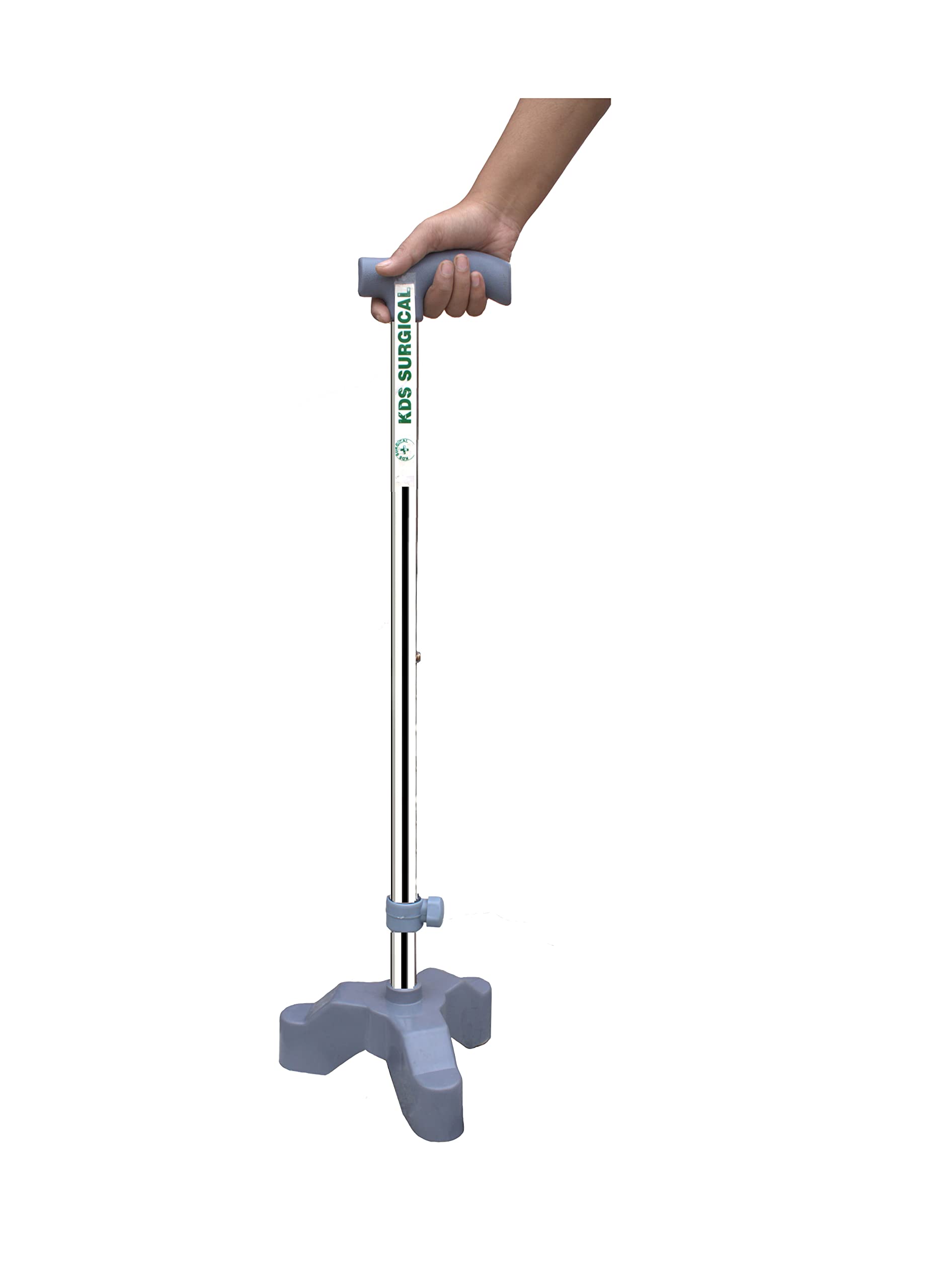 Kds Surgical Tripod 3 Leg Height Adjustable Walking Stick Grey (B07NSKVS59) Amazon Price History, Amazon Price Tracker