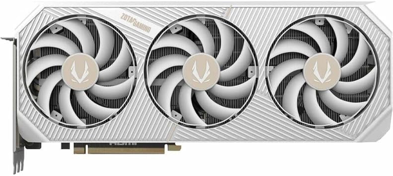 ZOTAC Gaming GeForce RTX 5080 Solid OC White Edition DLSS 4 16GB GDDR7 256-bit 30 Gbps PCIE 5.0 Gaming Graphics Card, IceStorm 3.0 Advanced Cooling, Spectra 2.0 ARGB Lighting, ZT-B50800Q-10A