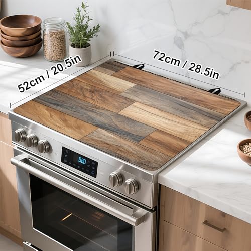 Image of Stove Top Cover for Home Decoration Kitchen Pad Washable Cooktop Covers Countertop Stove Protector Mat for Home Kitchen Cooktops (brown, 28 inchx20 inch)