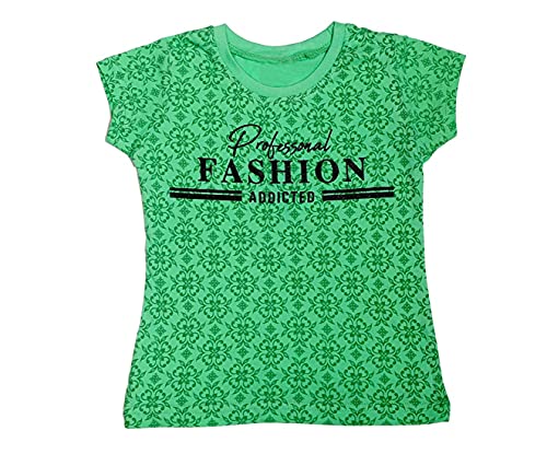 Image of Baby Girls Cotton Regular Fit Half Sleeves T-Shirt Pack of 3