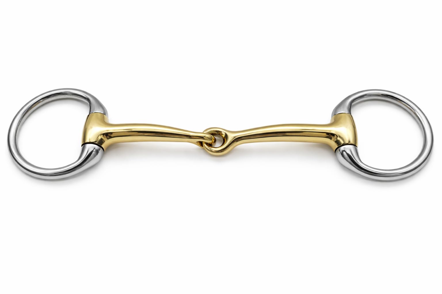 Tysons Breeches Wassertrense D Ring Gebiss German Silver 9,5 10,5 11,5 Super Zart und FEIN verarbeite einfach gebrochen (10,5 cm)