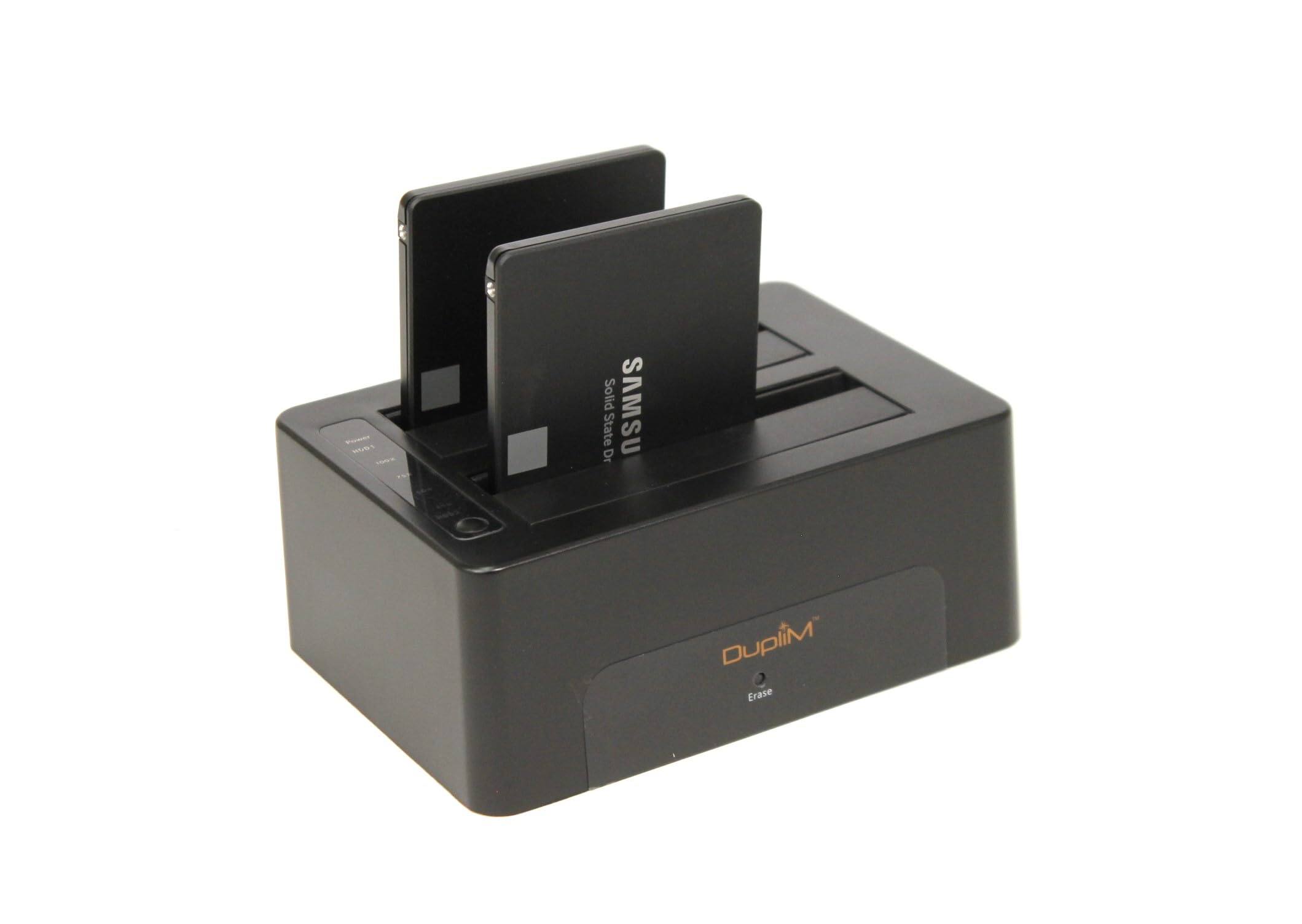 DupliM 1 to 1 SSD HDD Dual Bay Cloner Copier Duplicator SATA Hard Disk Drive Burner