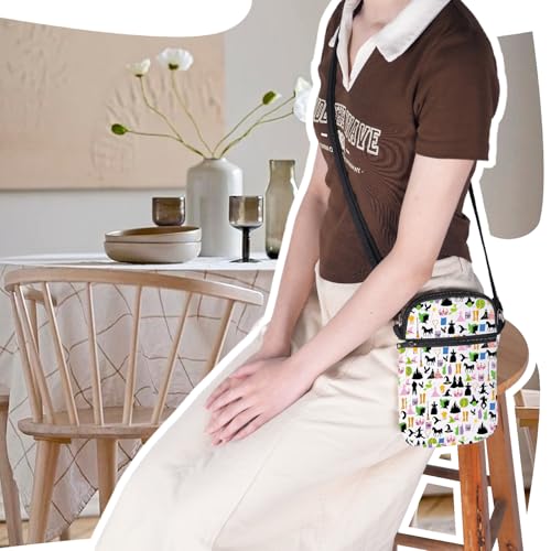 VAMSII Musical Theatre Lover Merchandise Witch Good and Bad Witch Crossbody Bag Good Witch Bad Witch Gift 7