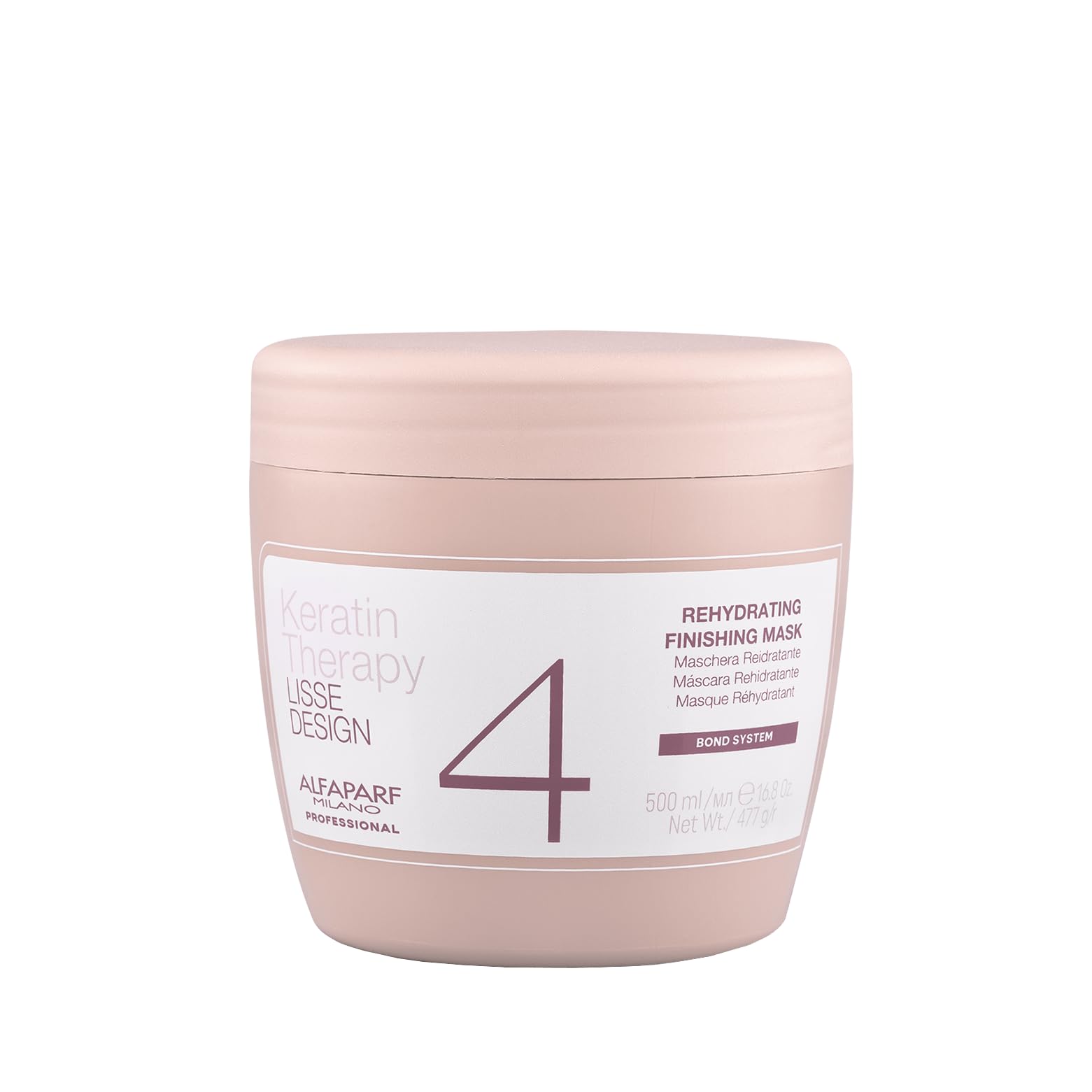 ALFAPARF Lisse Design Keratin Therapy Shampoo 500ml + Smoothing Fluid 500ml + Detangling Cream 150ml + Mask 500ml