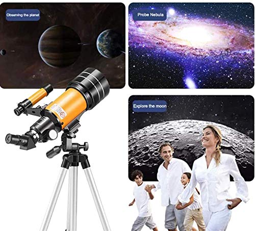 Telescopio Refractor Portátil para Adultos y Principiantes 70 mm miniatura 7