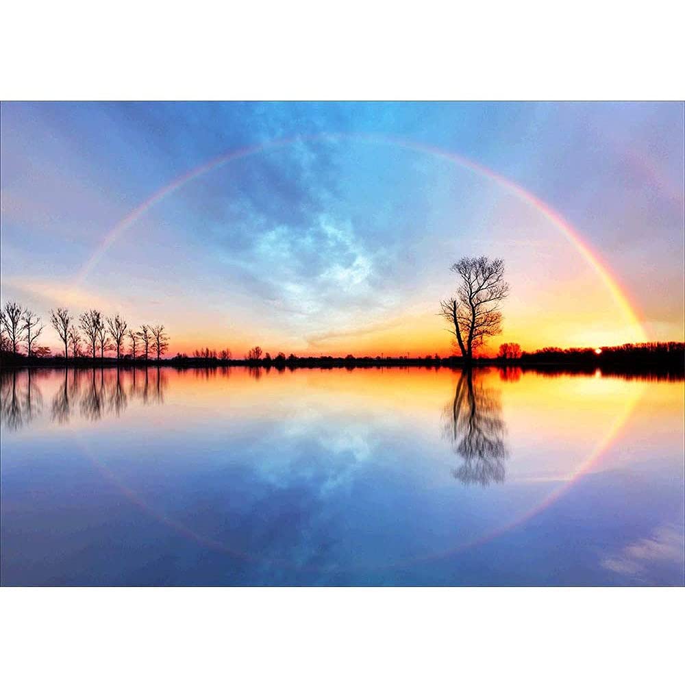 Peinture Diamant Arc-en-Ciel XXL en strass cristal éclatant 80x200cm