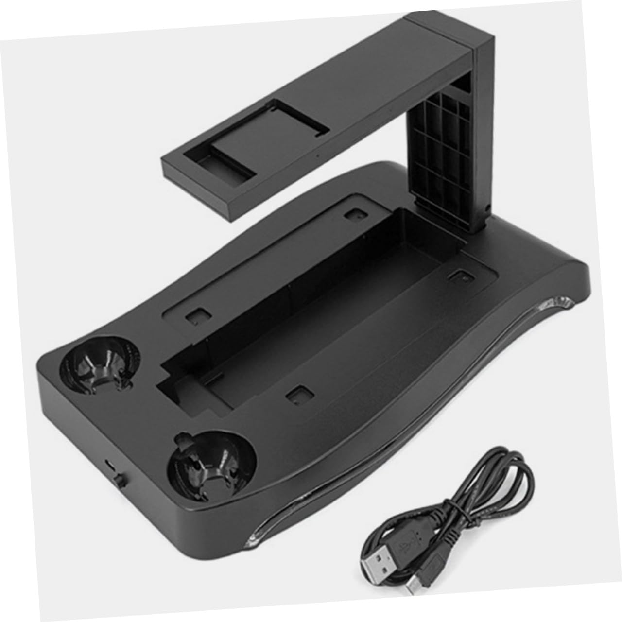 Stazione Di Ricarica Per Controller Vr Supporto Verticale Per Console Di Gioco e Occhiali Vr Design Compatto e Salvaspazio Organizer Pratico e Sicuro Per Controller