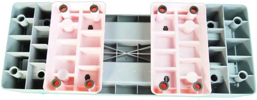 Adjustable Aerobic Step Platform for Height-Adjustable Aerobic Mini Pedals for Indoor and Outdoor Gyms (Color : Pink) (Blue)