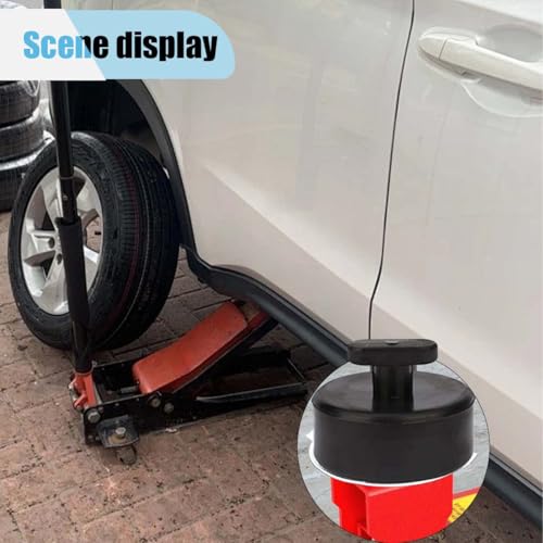 Image of 4PCS Lifting Jack Pads Fit for Corvette, Non-Slip Jack Pucks Floor Jack Stand Adapter, Rubber Jacks Point Pad Adapter for C5 C6 C7 C8 Models, Essential Accessory