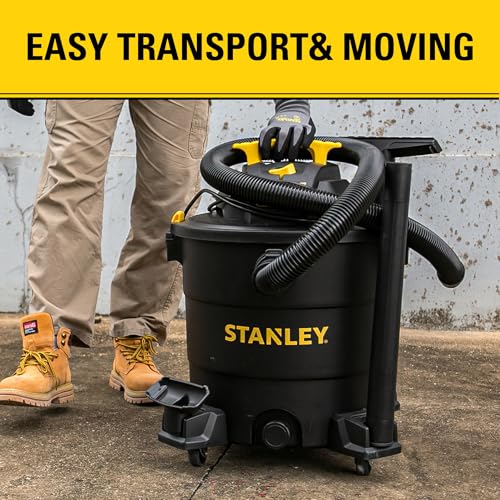 Image of STANLEY 12 Gallon 5.5HP Wet /Dry Vacuum,3-in-1 Vacuum Blower & Pump, Heavy-Duty for Wet /Dry Messes, Dust & Water, Ideal for Garage Jobsite Home, SL18199P