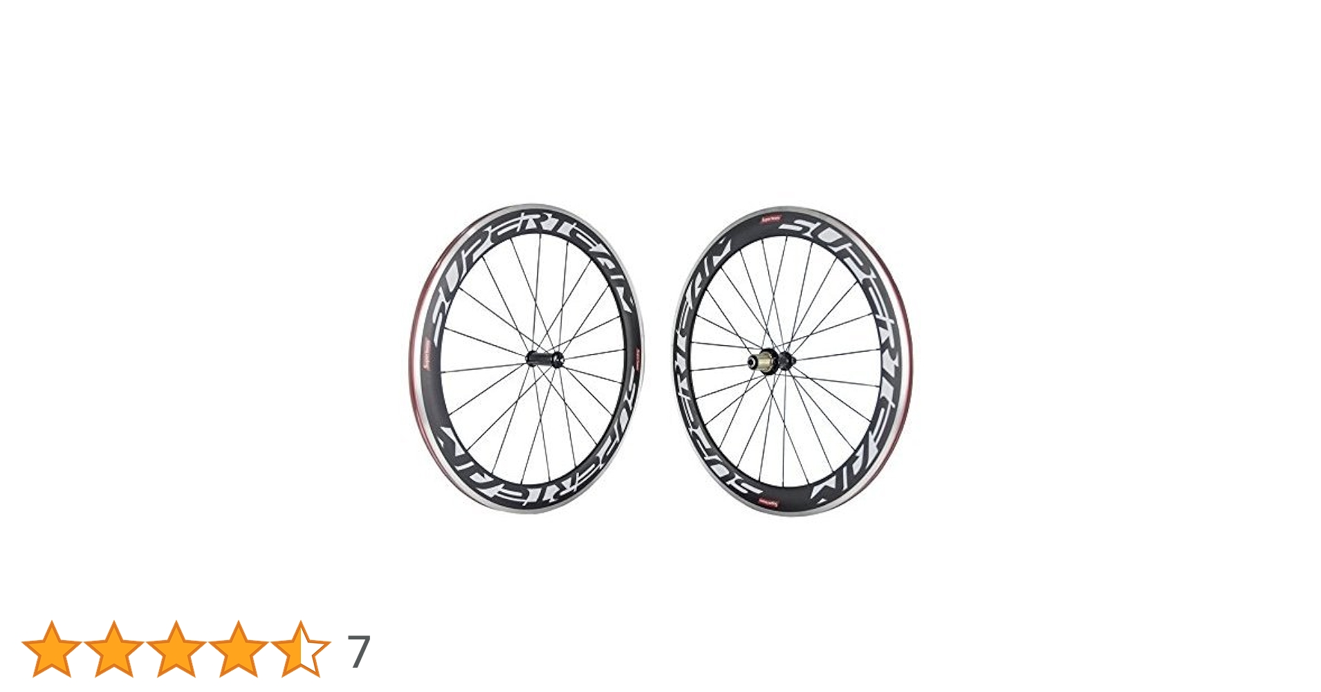 SUPER team 50mm フロントホイール 　リアはオマケです。 SUPER team 50mm フロントホイール リアはオマケです。 Amazon