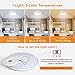 BLNAN LED Flush Mount Ceiling Light, 9 Inch 18W 3000K/4000K/5000K Hardwire Light Fixture, Ultra Thin Round White Lamp for Kitchen Porch Bedroom Hallway Stairwell Basement, Non-dimmable 1 Pack