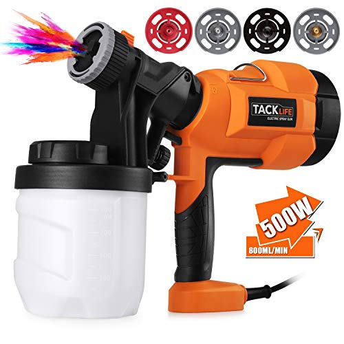Paint Sprayer, High Power HVLP Home Electric Spray Gun,Adjustable Valve Knob, Quick Refill