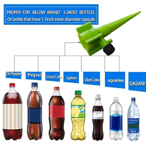 Image of Techhark Drip Irrigation kit for Home Garden, Self-Watering Spikes for Plants, Automatic Plant Water Devices (30 PCs Drip Big)