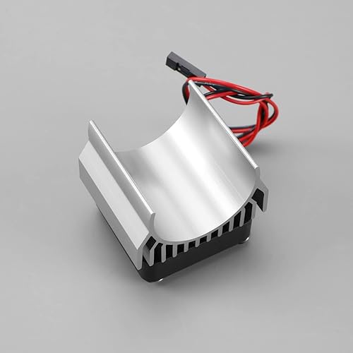 Miniatura 6 de Create idea Disipador de calor de motor RC con ventilador de refrigeración para 540 550 3650 3660 modelo RC Motor de coche Control remoto Parte de