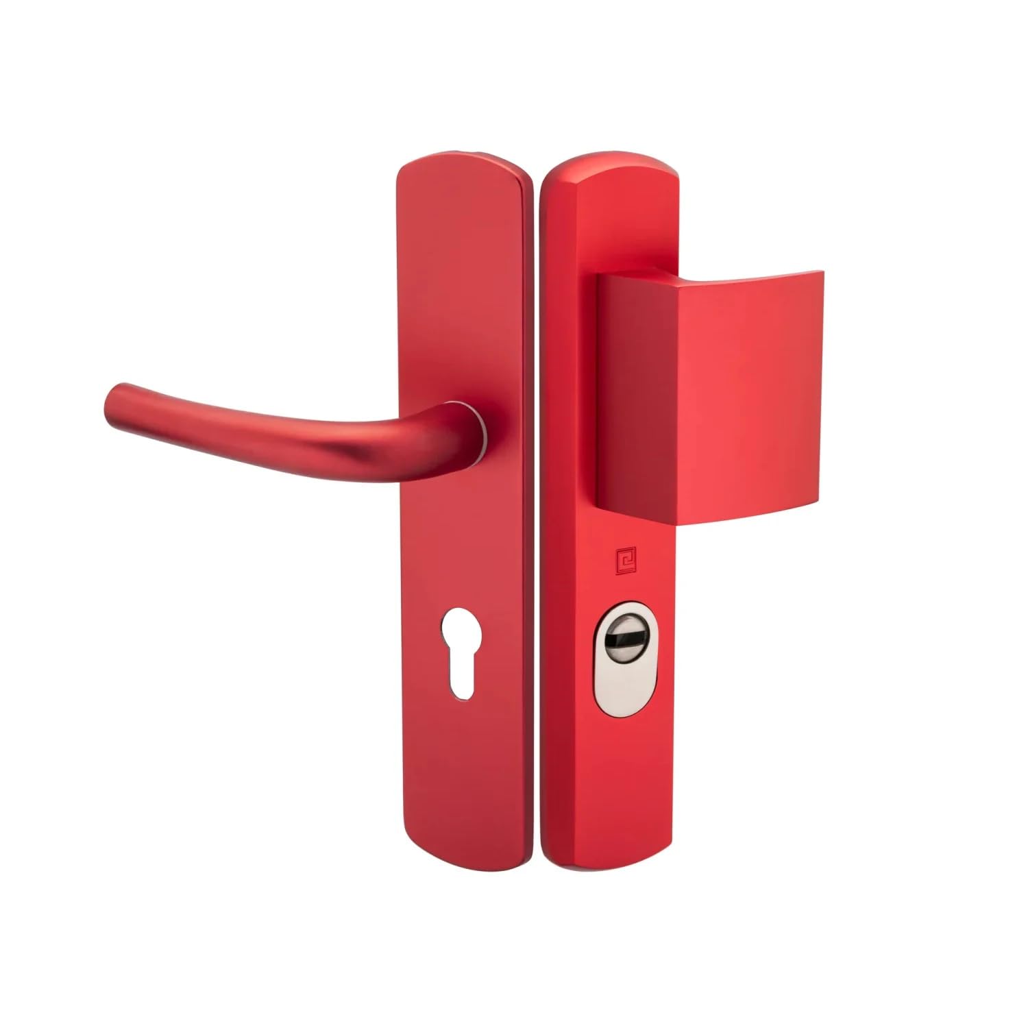 Poignée blindée Heracles ELEGANCE 70mm Rubis contre l'arrachage de cylindre de porte
