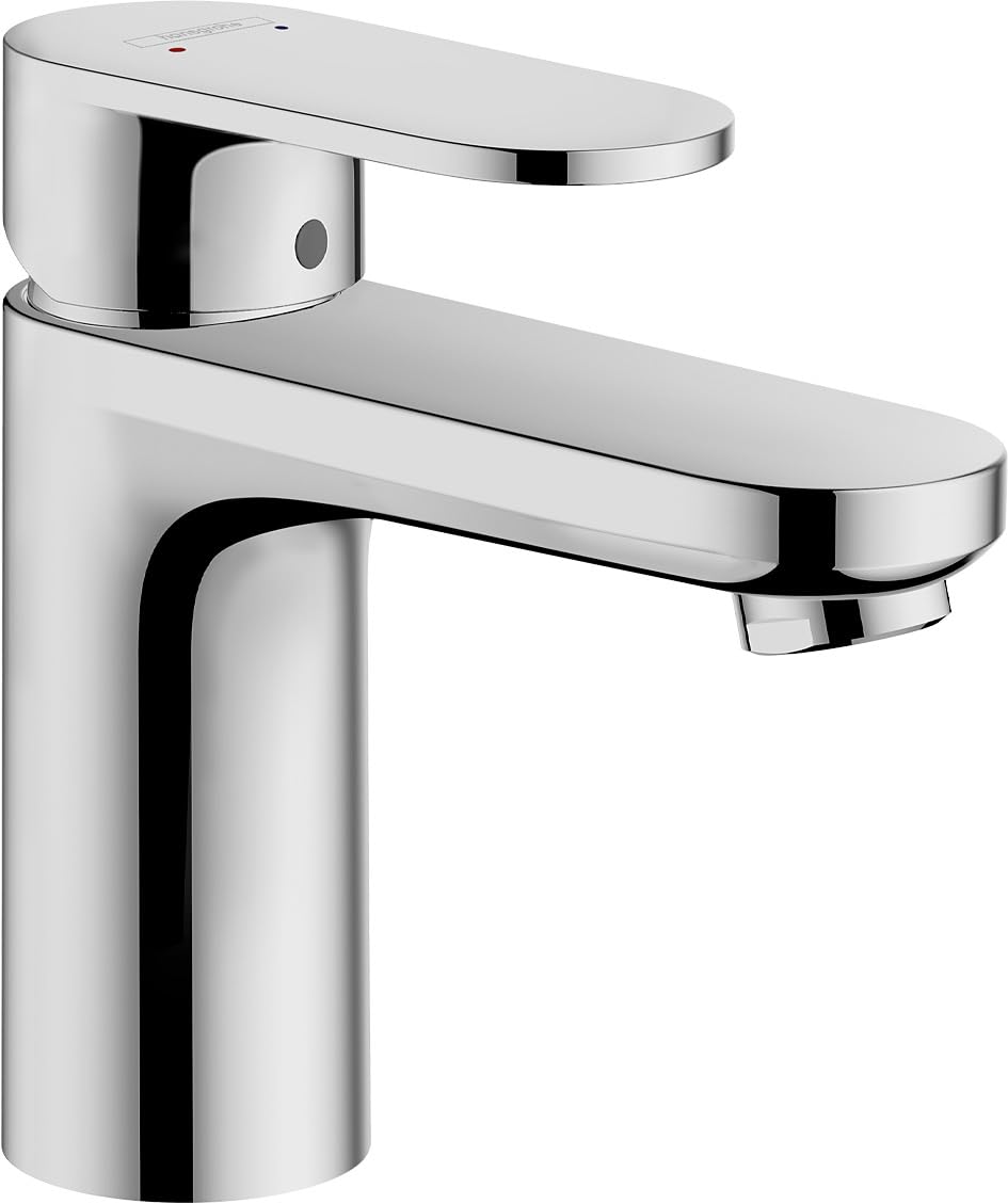 hansgrohe Vernis Blend Mitigeur de lavabo 100 sans tirette ni vidage, chromé, 71580000