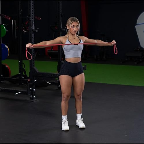 Miniatura 8 de Titan Fitness Bandas de látex ligeras de 41 pulgadas, bandas de dominadas, juego de bandas de resistencia para entrenamientos, fitness y