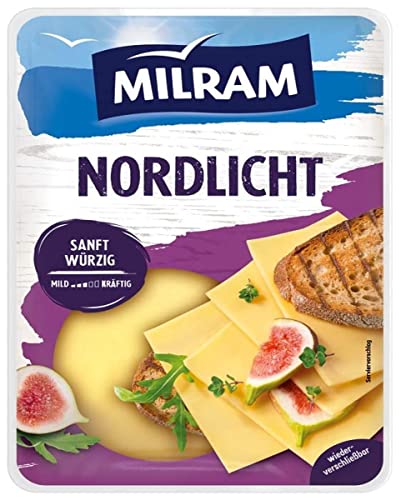 MILRAM Nordlicht sanft-würziger Käse in Scheiben, 150 g