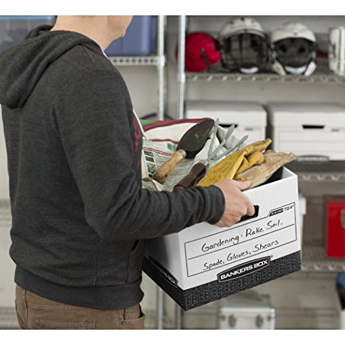 Bankers Box R-Kive Heavy-Duty Storage Boxes, Fastfod, Lift-Off Lid, Letter/Legal, Case Of 12 (00724) #TOP5