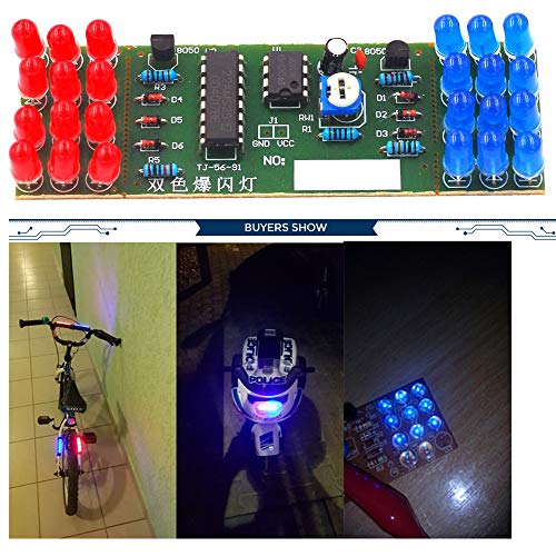 Kyrio 5 Pezzi Kit di luci elettroniche a LED Rosso...