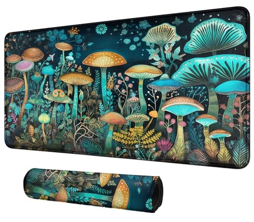 Image of Card Mat for MTG & TCG Playmat,Ushrooms Flowers