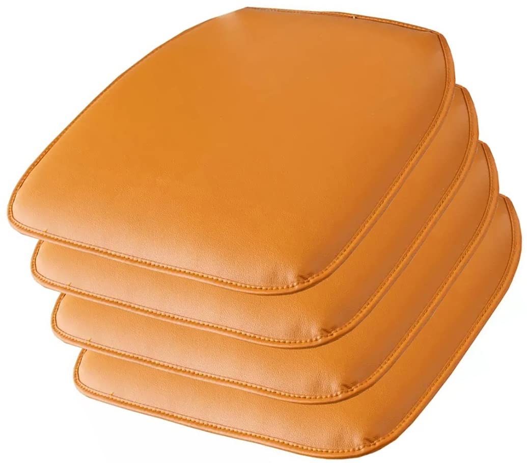 Lot de 4 coussins de siège antidérapants 43x40 cm pour chaise et table de salle à manger