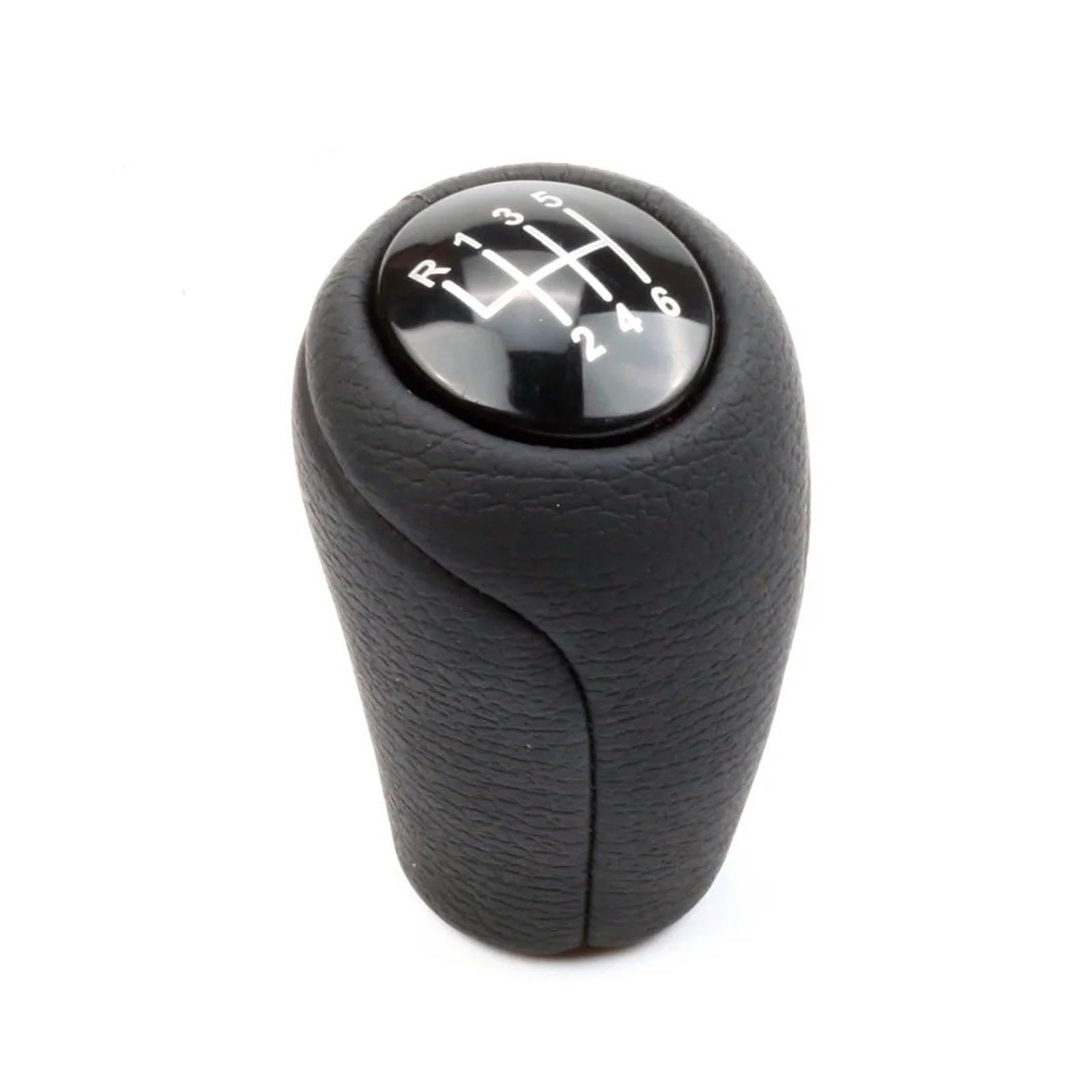 Sauanmnktp 6-Speed Gearshift Knob For Mazda 5 Cr Cw 2005-2013 6 Speed Gear Shift Knob Leather Shifter Lever(6-Speed)