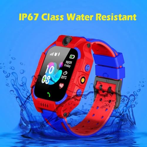 Image of GameSir Q18 Kids Smart Watch 1.44 inch TFT Display 3G / 4G SIM Support, Learning & Gaming Apps, Gift Watch, Waterproof, LBS Tracking /GPS, 2 Way Calling Smart Watch for Boys & Girls (Red)