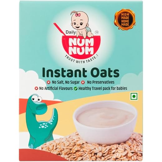 NUM NUM Organic Instant Oats - Healthy First Solids 200g