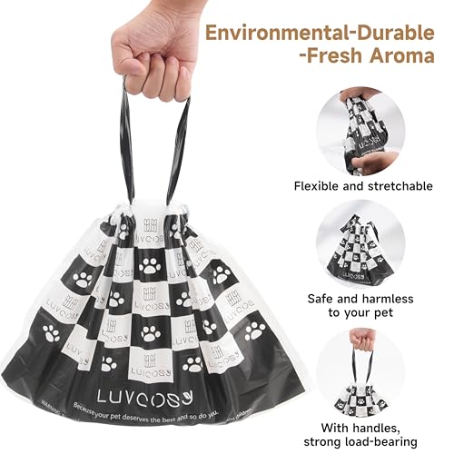 image for LUVCOSY Permanent Waste Receptacle with 40-Pack Liners Compatible with