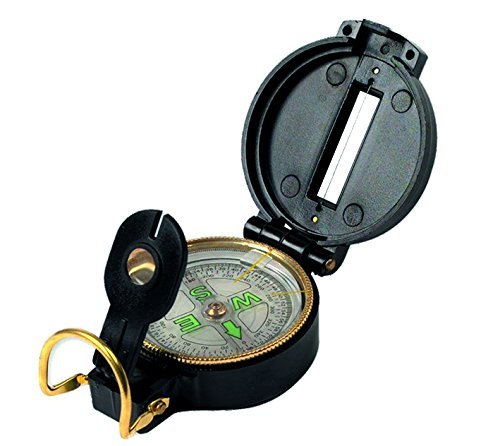 Highlander Lensatic Compass - Black, by Highlander