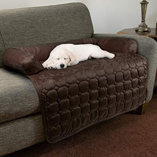 PETMAKER Furniture Protector Pet Cover with Shredded Memory Foam in Brown for Dogs, 35