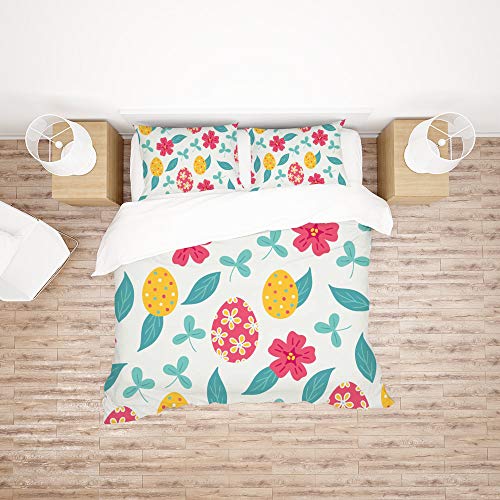 Housse de couette en polyester ultra doux et durable pour lit double