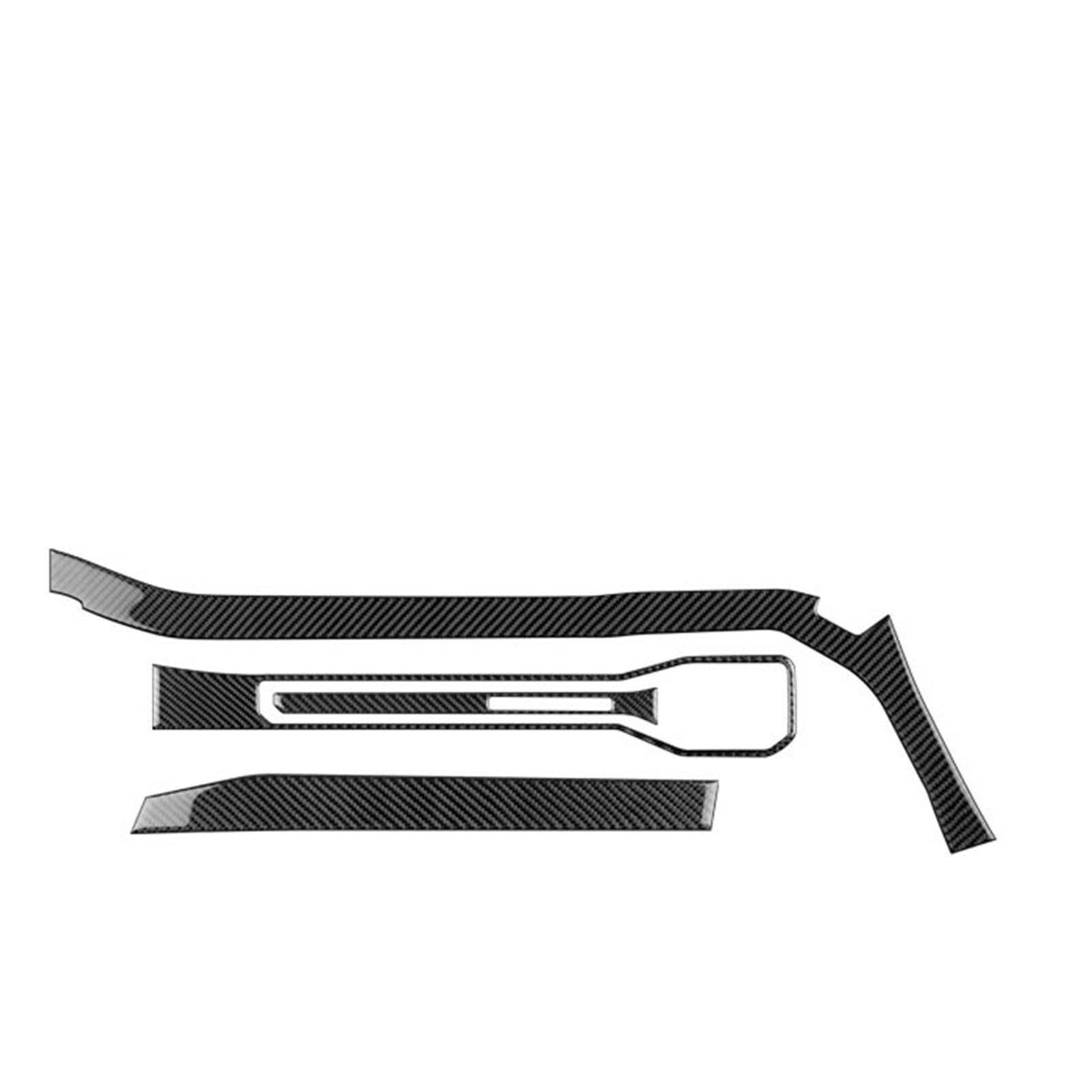 Car Trim Interior for Mustang GT for Dark for Horse for EcoBoost 2024 2026 LHD RHD Car Center Console AC Outlet Trim Interior Mouldings(C for LHD Black)