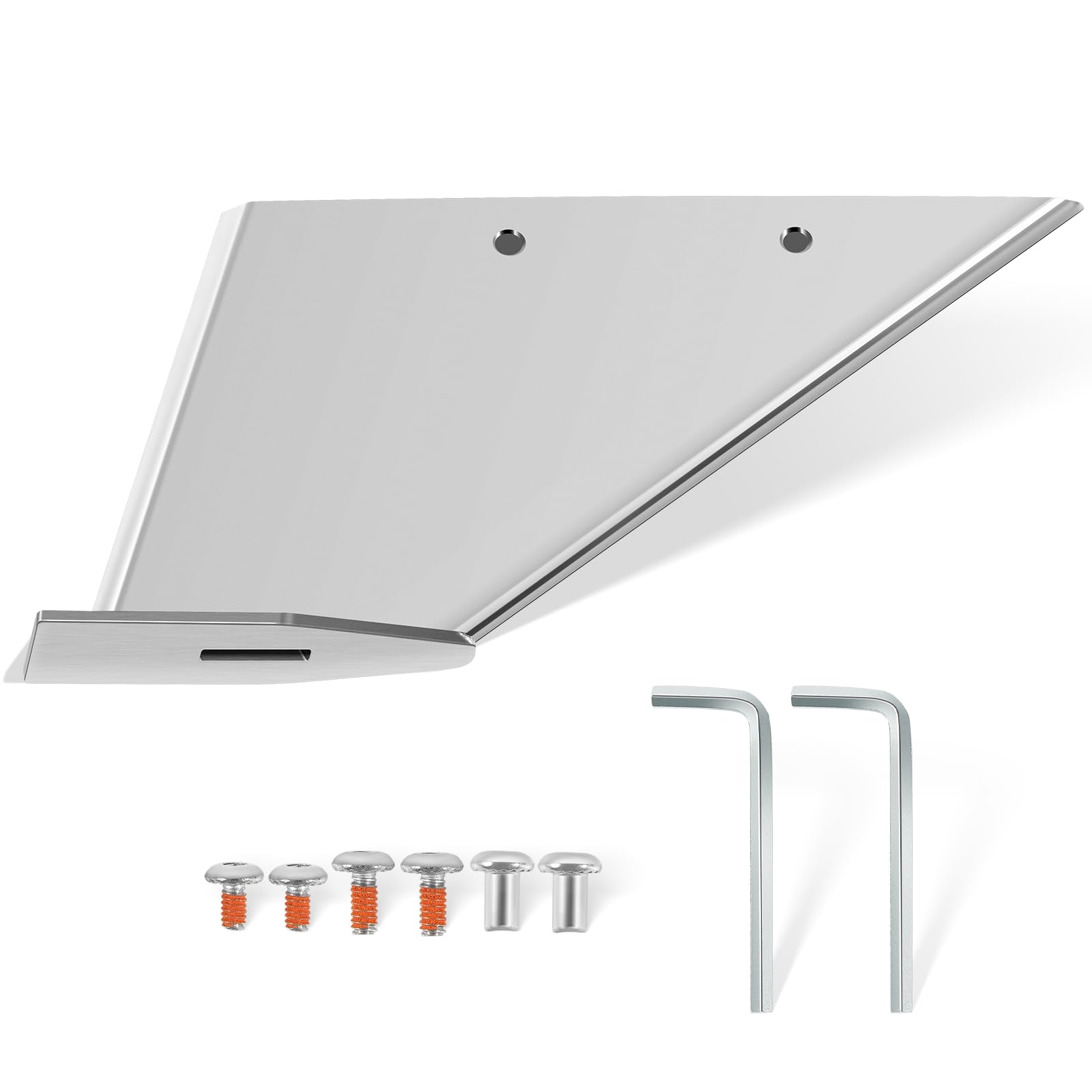 27071 Skeg Guard Safe-Skeg Kit de protection en acier inoxydable de qualité marine pour Mercury, Force, Honda, Nissan/Tohatsu