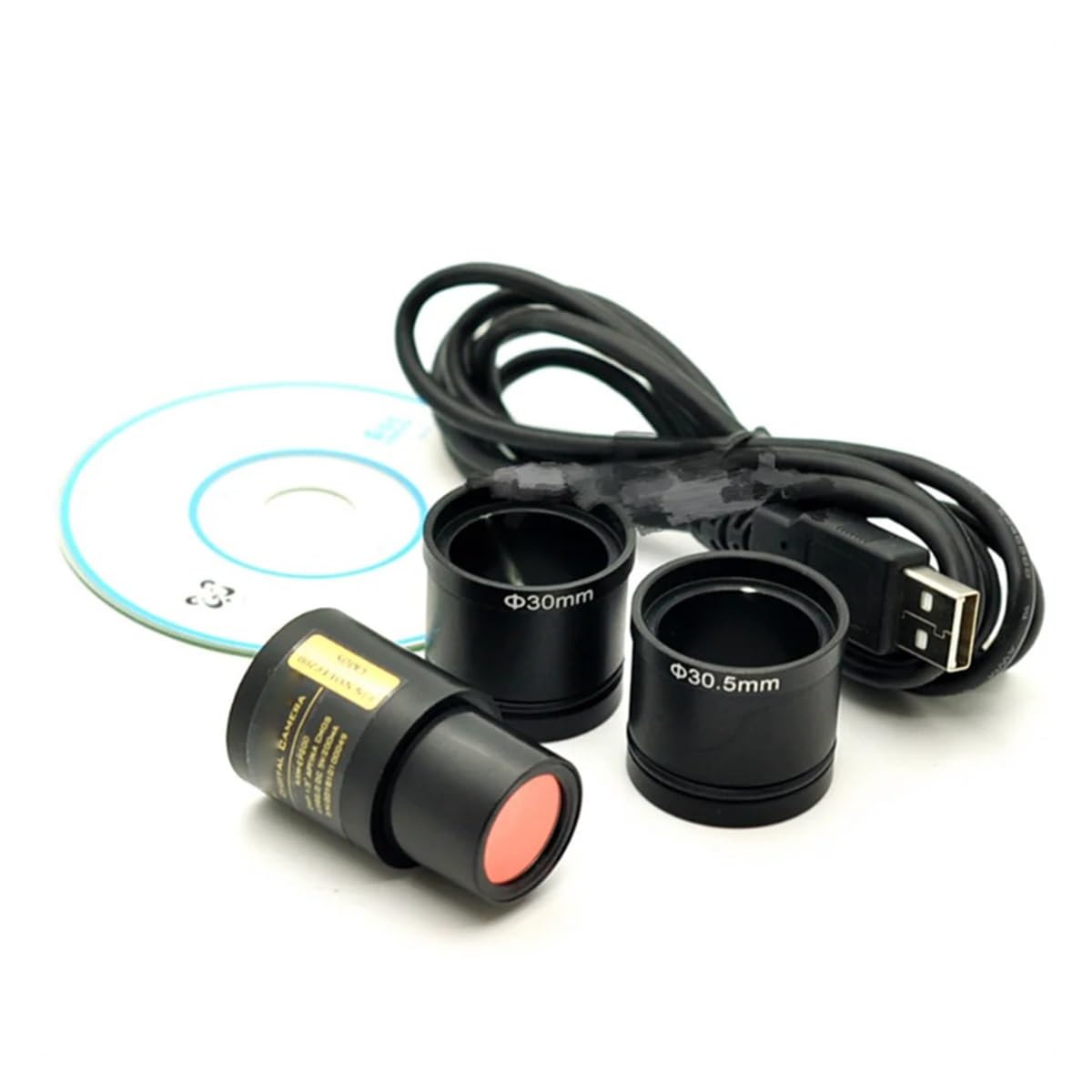 Akcesoria do teleskopów astronomicznych Akcesoria do mikroskopu Elektroniczna kamera okularna 2 miliony pikseli, interfejs USB .0 23, mm 30,5