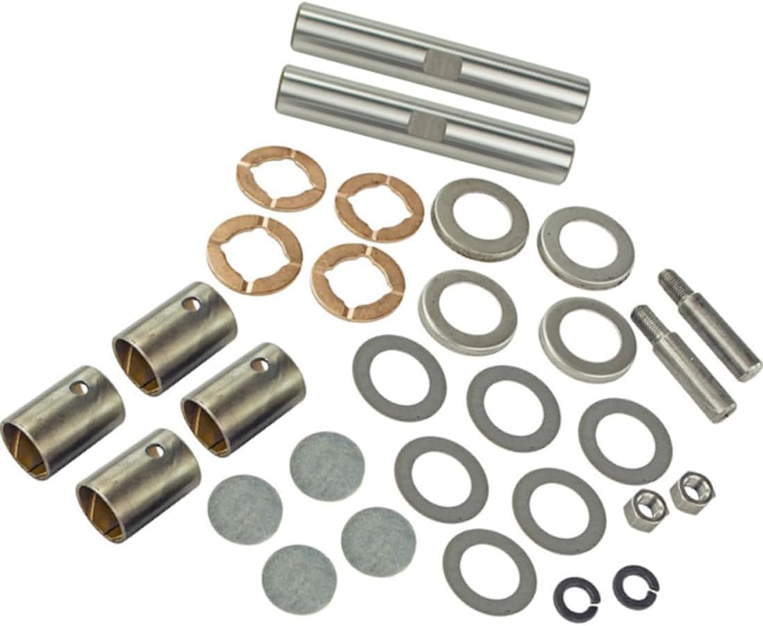 Front Steering King Pin Set for GMC 150,250,300,3500,B3500 1955 1956 1957 1958 1959 1960 1961 1962 1963 1964 1965 1966 Replacement 3854008, 3720696 1 Pcs