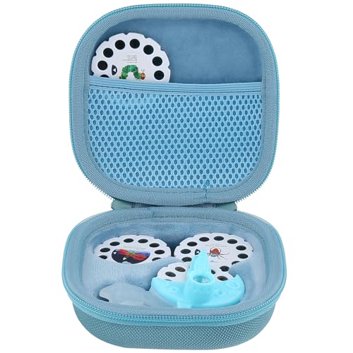 Image of Aenllosi Hard Carrying Case Replacement for Moonlite Mini Projector Gift Pack fits upto 20 Storybook Reels,Storybook Projector Organizer (Deep Green)