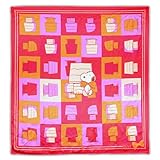 The Peanuts Halstuch Snoopy – Sweet Home Seidentuch für Damen Onesize 93 x 93 cm