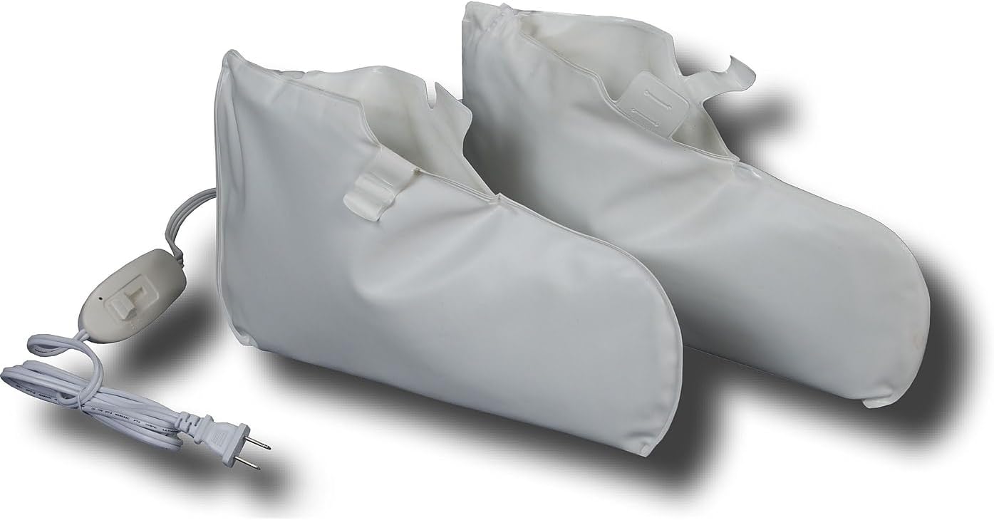 Heated Booties, White