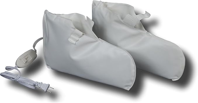 Heated Booties, White